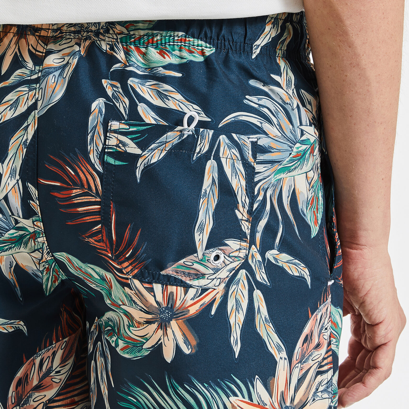 Maillot de bain imprimé Bleu foncé