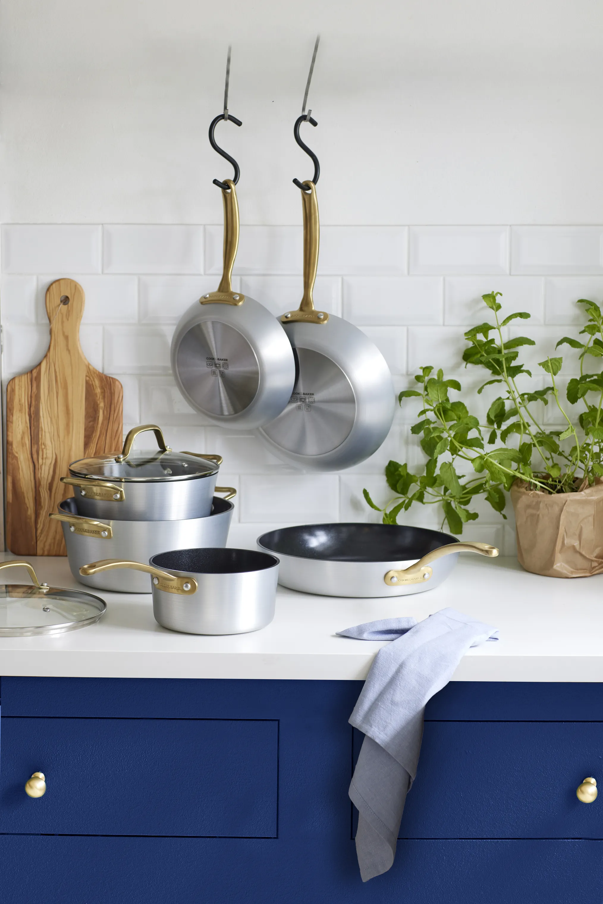 Cook & Baker Premium Pande og Grydesæt - 8 dele