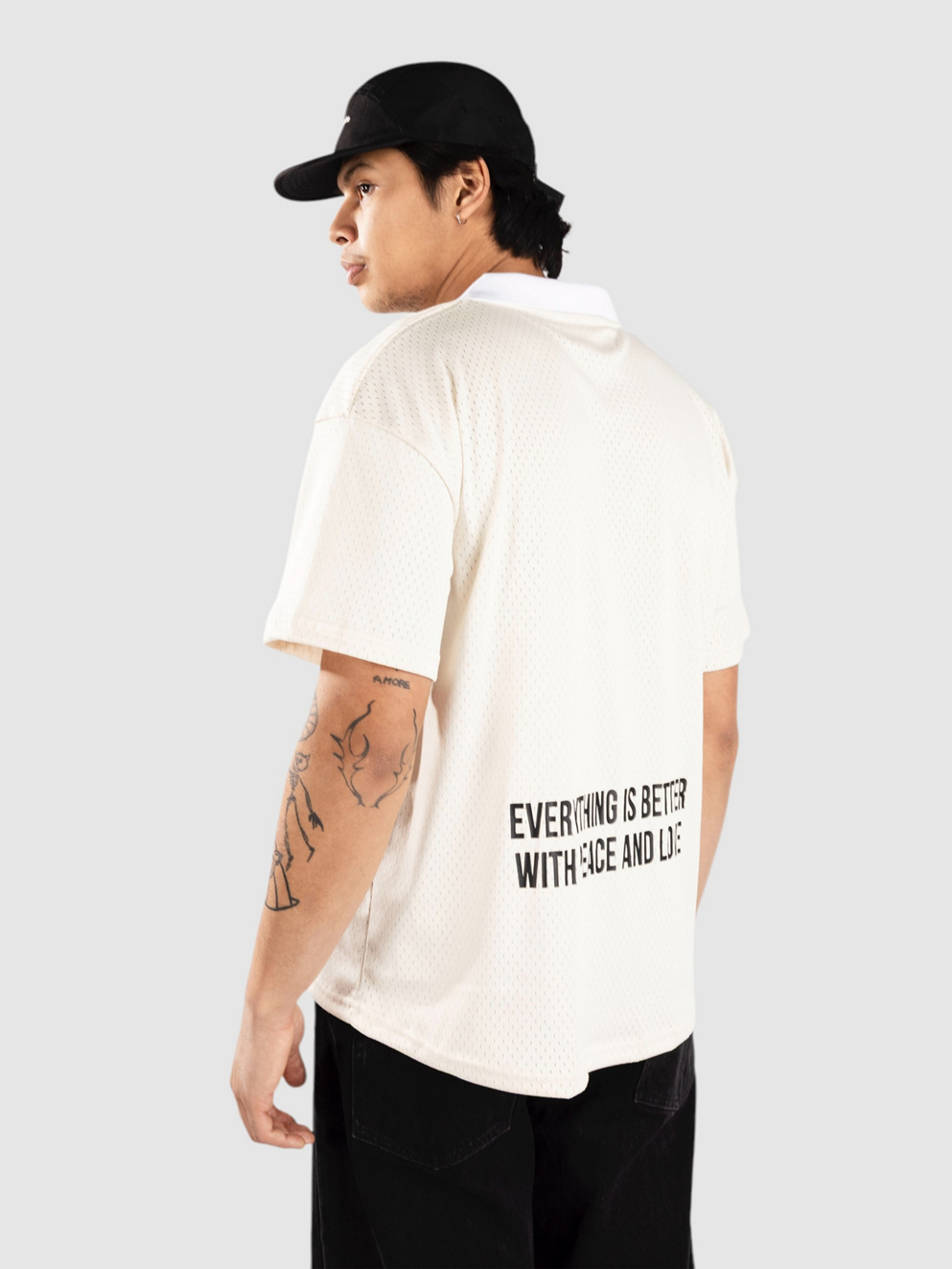 Another Cotton Lab Another Peace Sport Jersey T-Shirt dusty pink