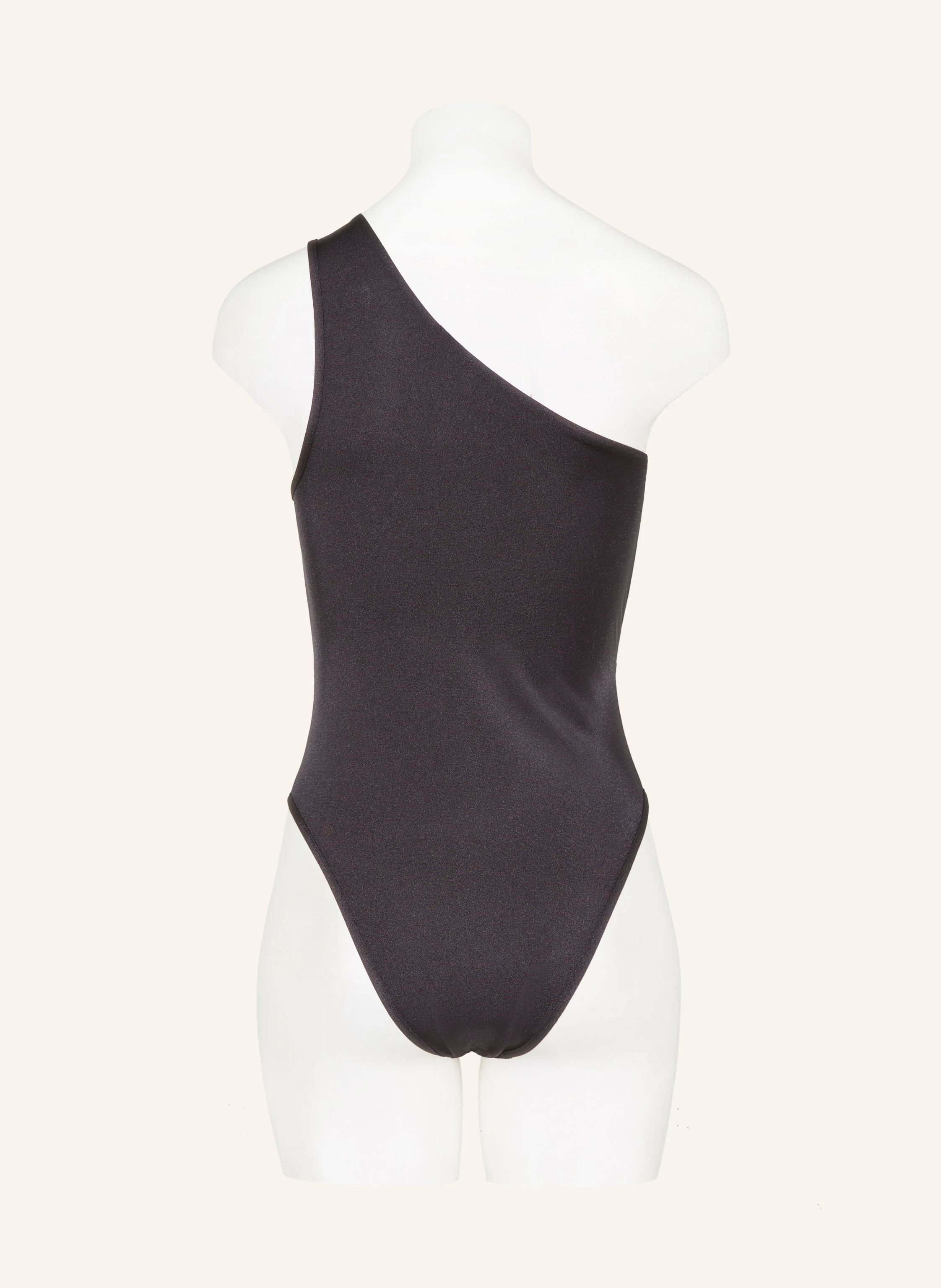 BALMAIN One-Shoulder-Badeanzug mit Pailletten