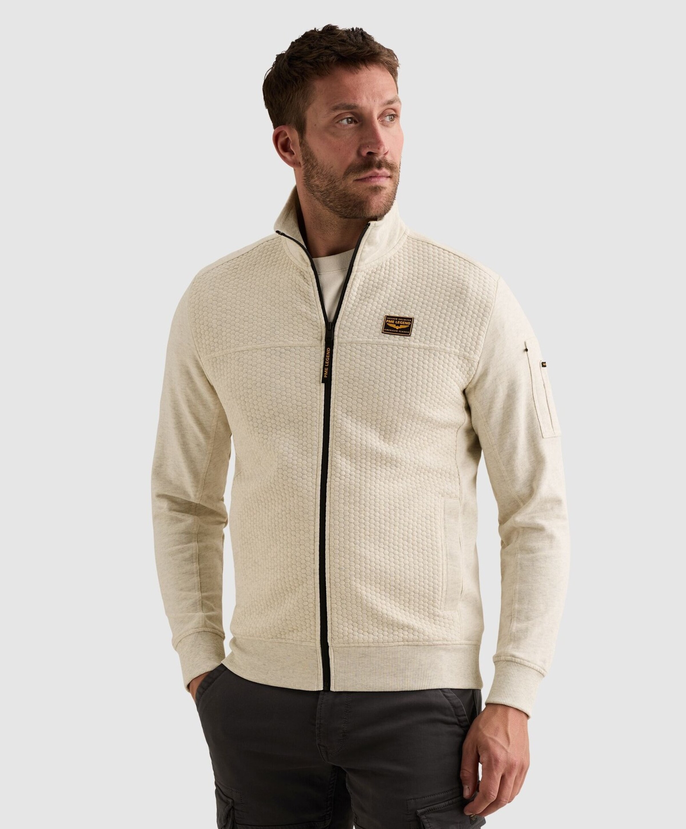 PME Legend Heren vest ecru
