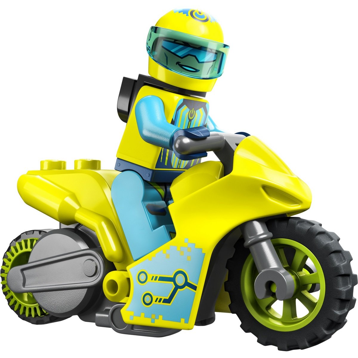 La cyber moto de cascade Lego City Stunz 60358