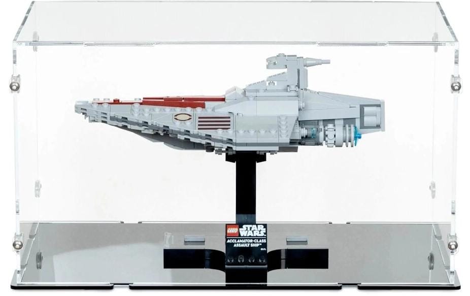 Acryl-Display Star Wars Assault Ship Acclamator-Klasse 75404Elegantes Acryl-Display für die LEGO Sammlung