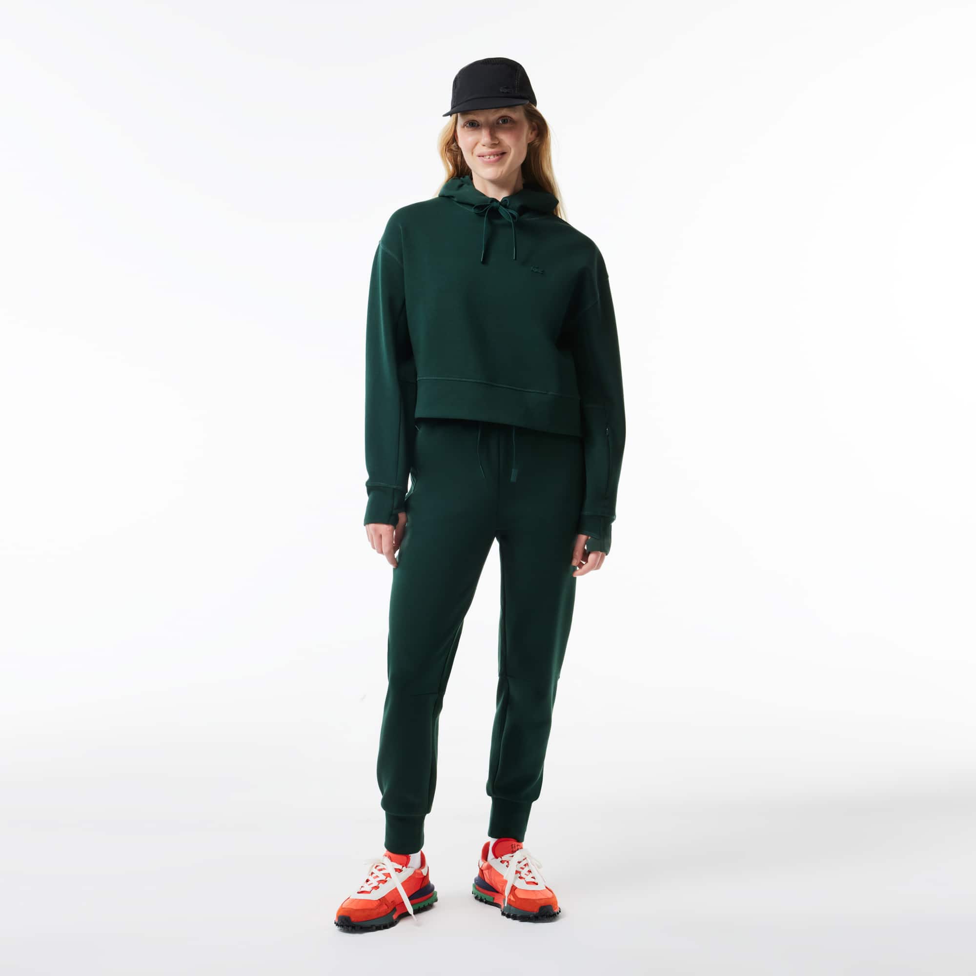 Pantalon de survêtement Jogger femme Lacoste en double-face Pantalons de survêtement - Vert - Lacoste - Femme