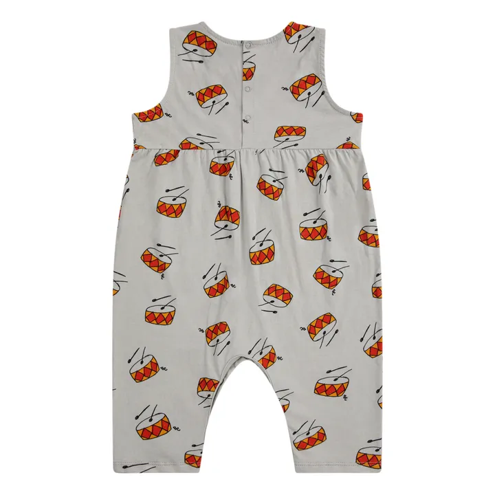 Bobo Choses Combinaison Coton Bio Tambours | Gris