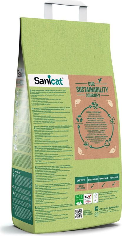 Sanicat - Natura Activa - Kattenbakvulling Klontvormend - 7.5 kg