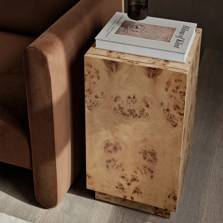 Ferm Living - Burl Beistelltisch, 35 x 67 cm, natur