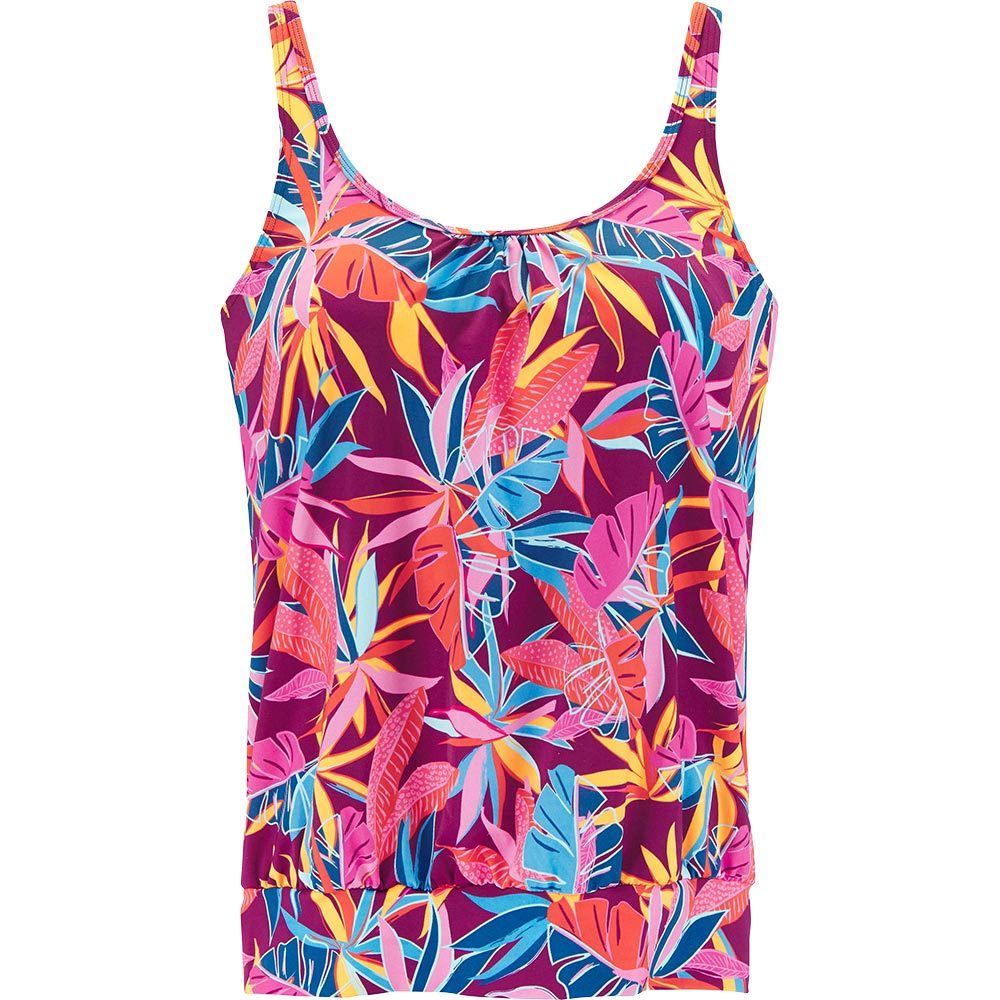 Lascana Oversize Tankini Top Damen berry print