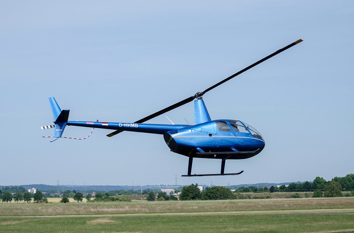 Hubschrauber-Rundflug Frankfurt ab Egelsbach als Geschenk
