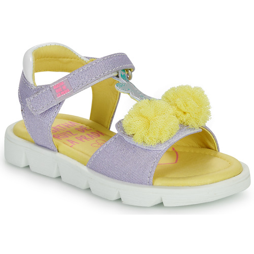 Agatha Ruiz de la Prada - SANDALIA CEREZAS - Violet / Jaune