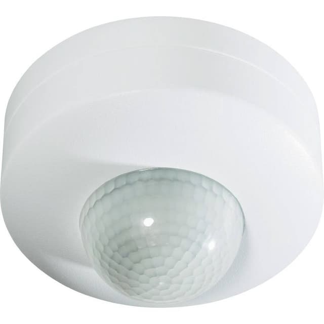 Renkforce 1296308 Vægbevægelsessensor Loft, Overflademonteret 360 ° Relæ Hvid IP20