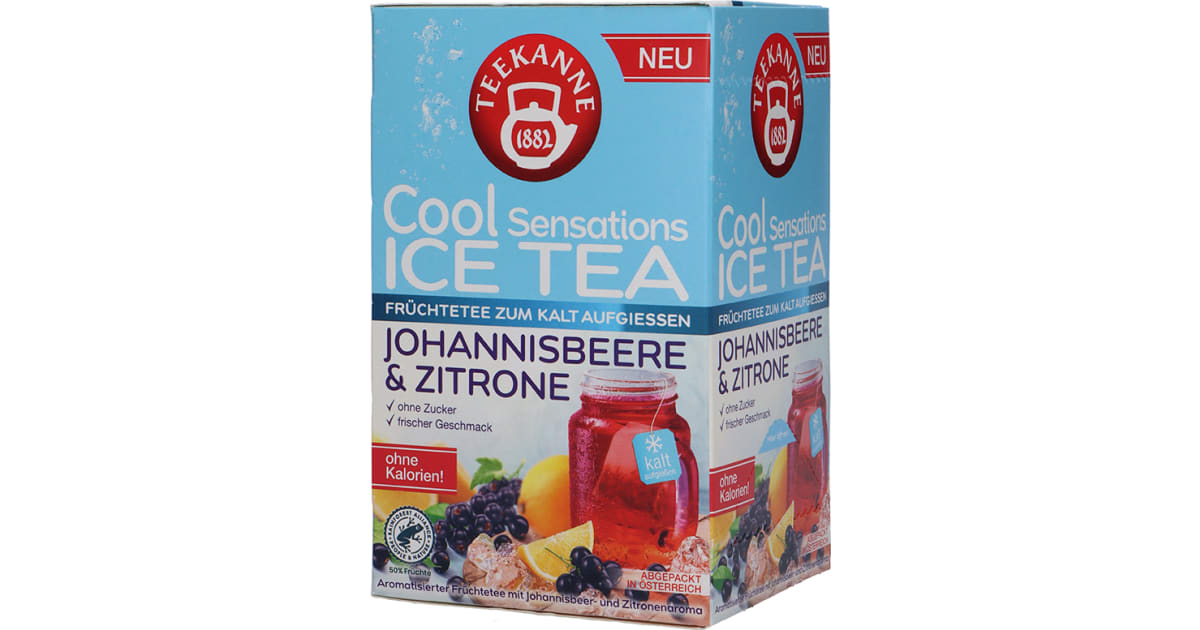 TEEKANNE Cool Sensations Johannisbeere-Zitrone