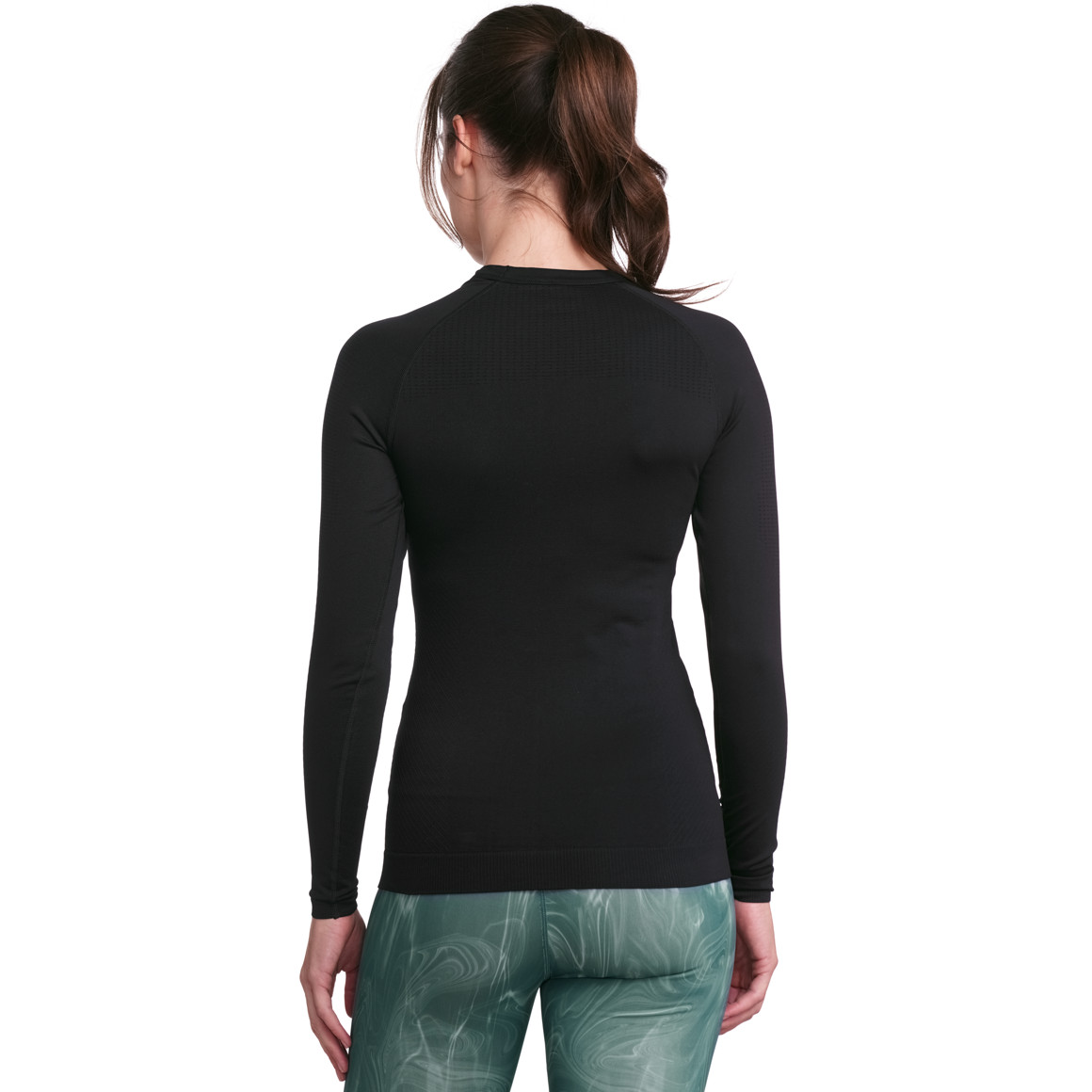 Gina Sports Damen Sport-Langarmshirt in Seamless-Qualität schwarz