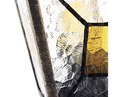 Buiten vloerlamp IP44 1-lichts HxBxL 1120x195x195 mm Janel zwart goud