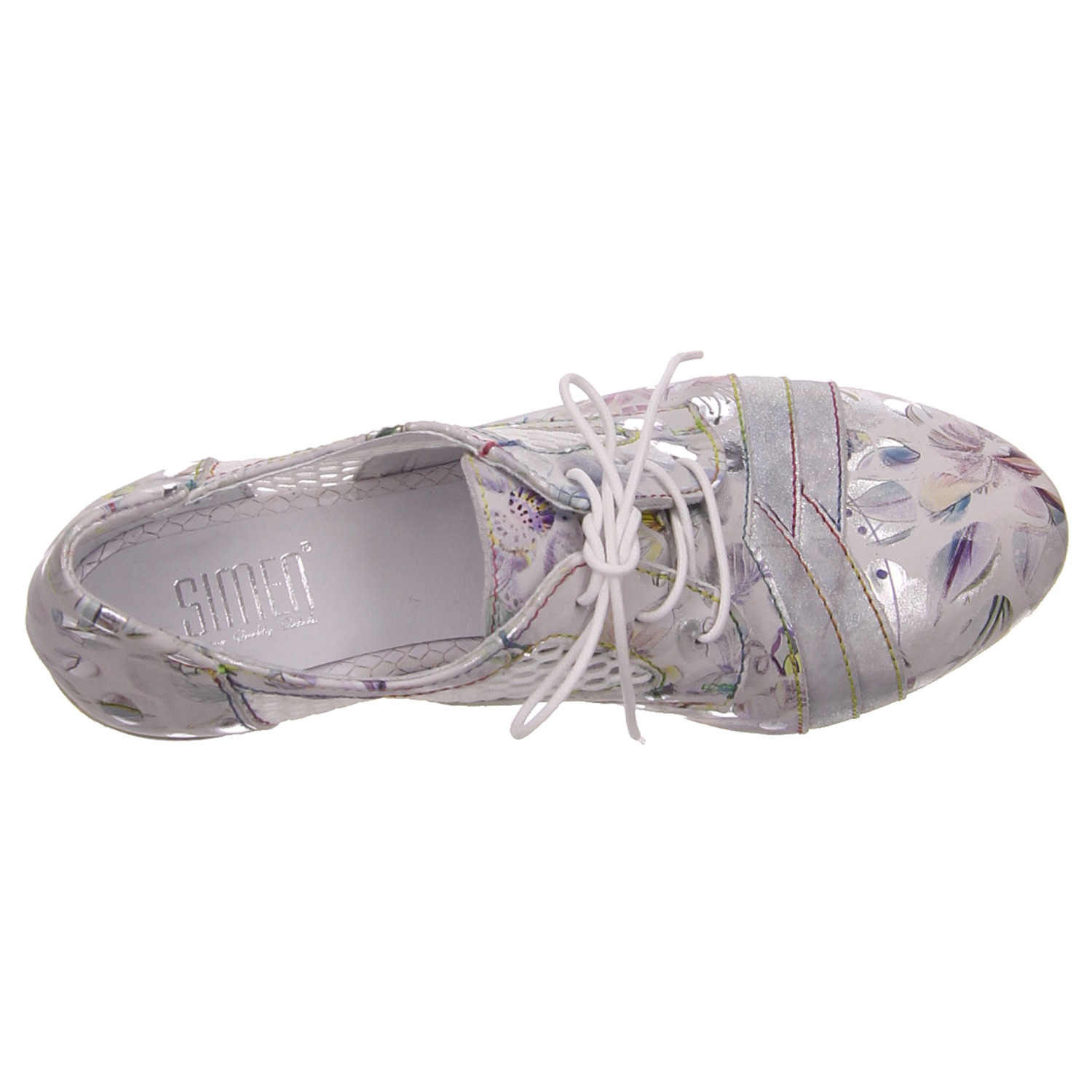 Simen Schnürhalbschuh weiß weiss/weiss kombi