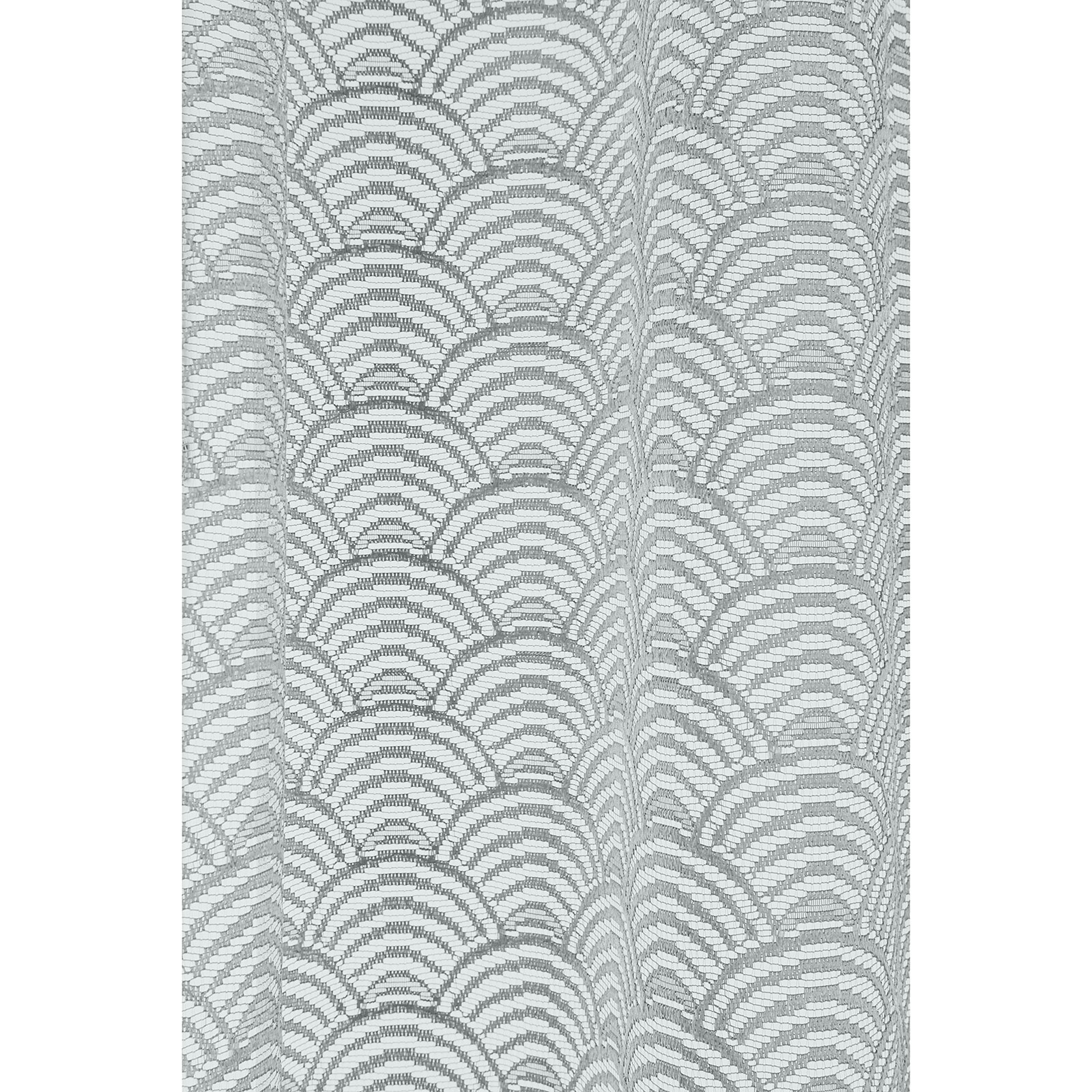 Schlaufenschal - silber - transparent - 140x245 cm