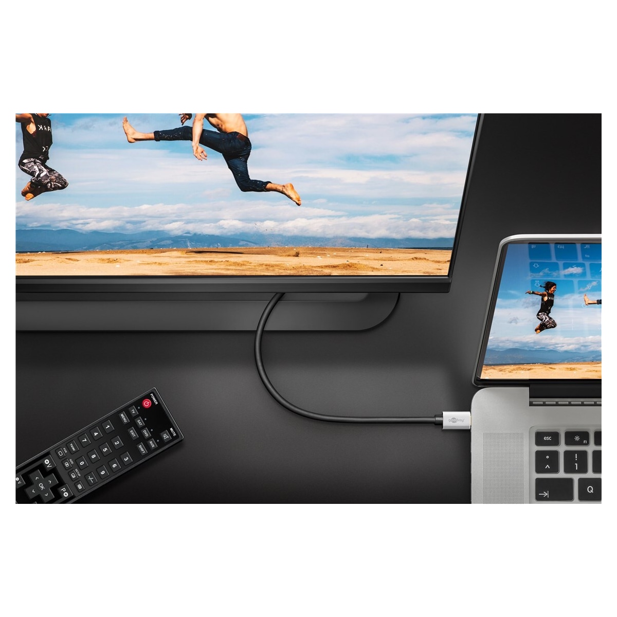 USB-C™ til HDMI™-adapterkabel, 3 m