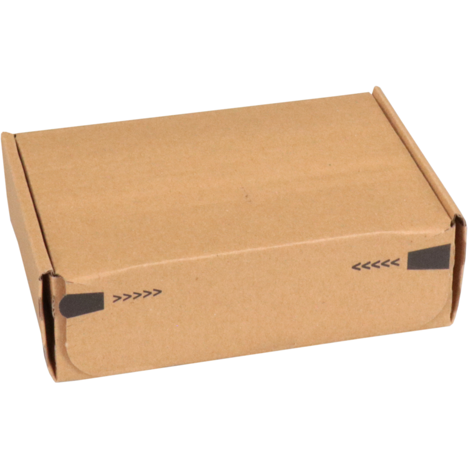 SendProof® Postpakketdoos, golfkarton, 140x101x43mm, bruin