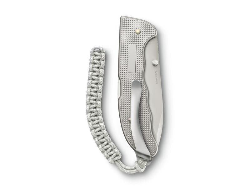 Victorinox Taschenmesser Evoke Alox 136 mm, Grau Klappbares Messer für Alltagsabenteuer