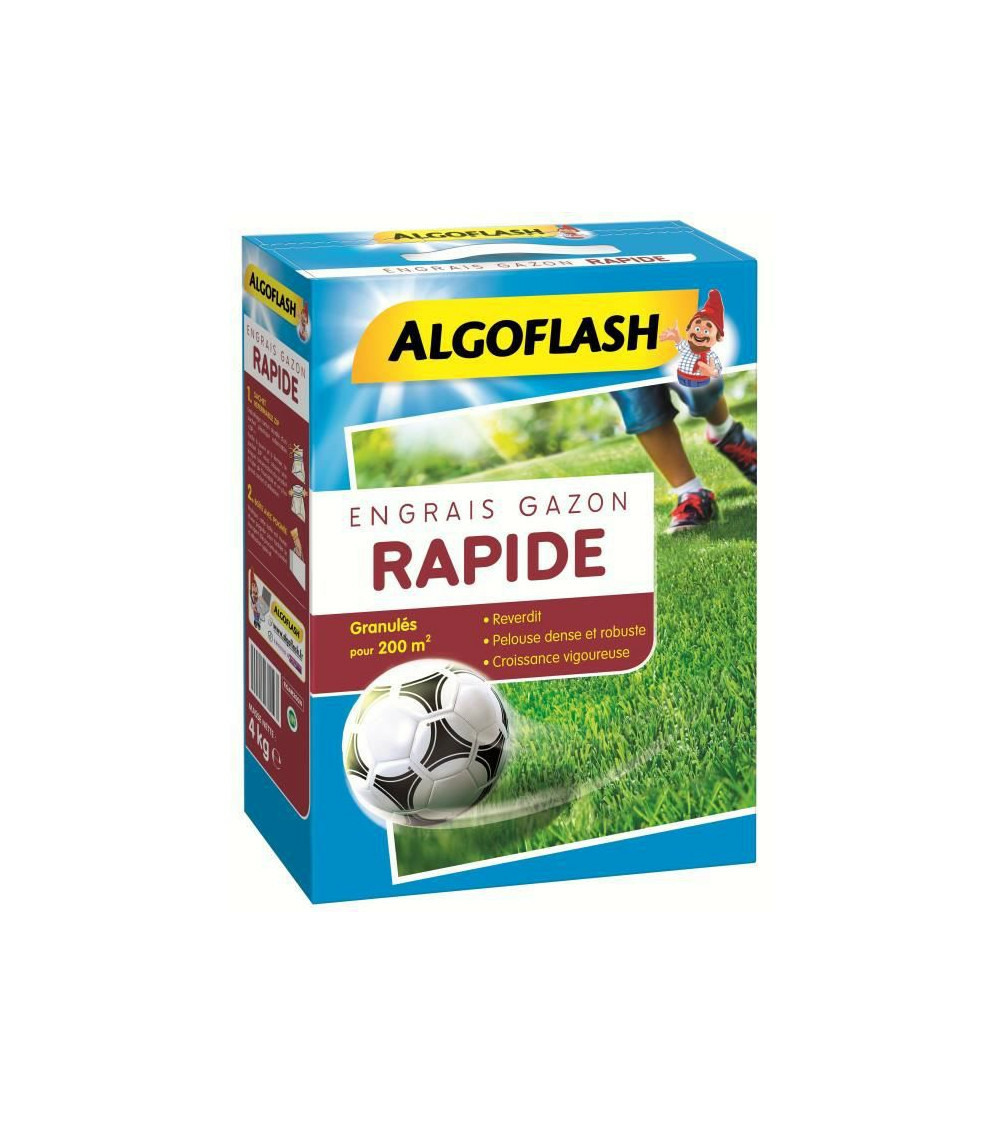 Engrais gazon action rapide - 4kg