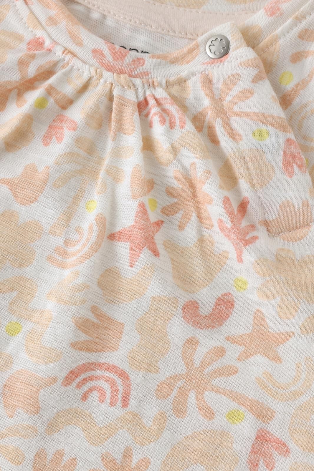 Noppies Baby Top all over print - Egret