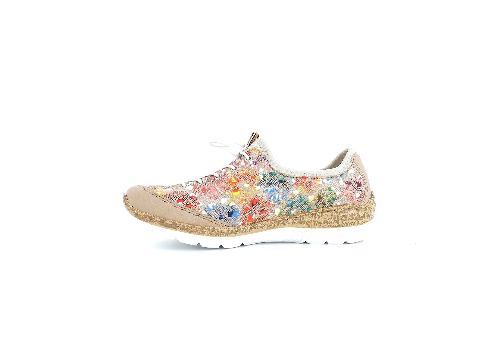 Rieker-N4263 Matières combinées Multicolore