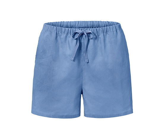 Leinen-Shorty-Pyjama