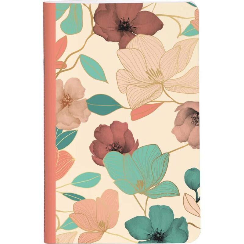 Gaïa beige, Carnet cousu fil 7,5 x 12 cm, 48 pages, ligné