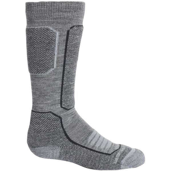Chaussette de ski ICEBREAKER K SKI+ MEDIUM OTC GRIT HTHR/BLACK/WHITE
