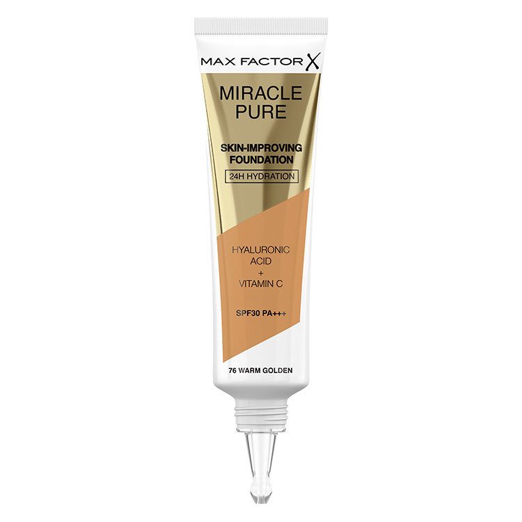 Max Factor Miracle Pure Skin-Improving Foundation 76 Warm Golden 30ml