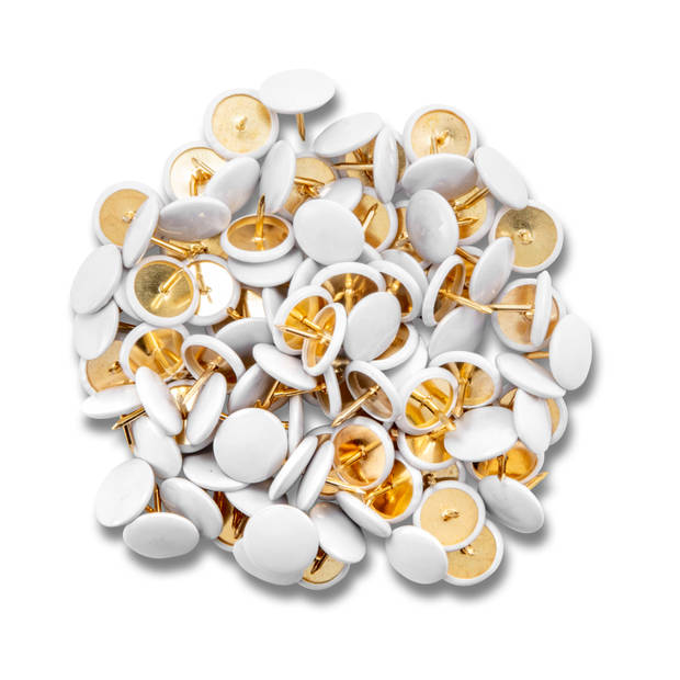 Blokker punaises wit/goud 100 stuks