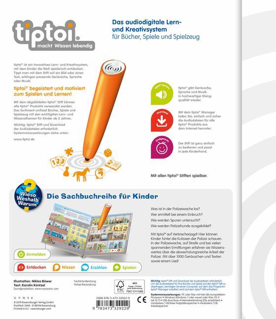 Unterwegs mit der Polizei / Wieso? Weshalb? Warum? tiptoi® Bd.22