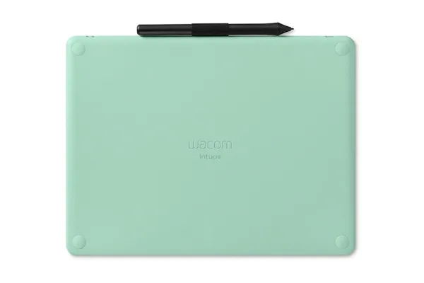Wacom Intuos Creative Pen Medium - Digitizer - 21.6 x 13.5 cm - elektromagnetisk - 4 knapper - trådløs, kablet - USB, Bluetooth - pistaciegrøn