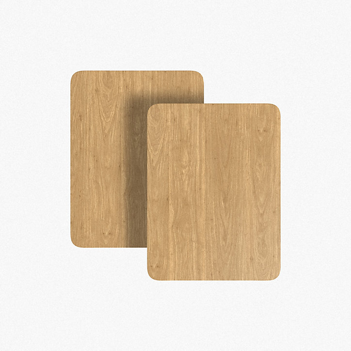 Extrémité adhésive vinyle imitation chêne pour lamelle 3 x 4 cm