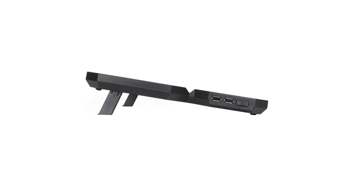 DeepCoolMULTI CORE X6 laptopkoeler  (Zwart, 2x USB 2.0)