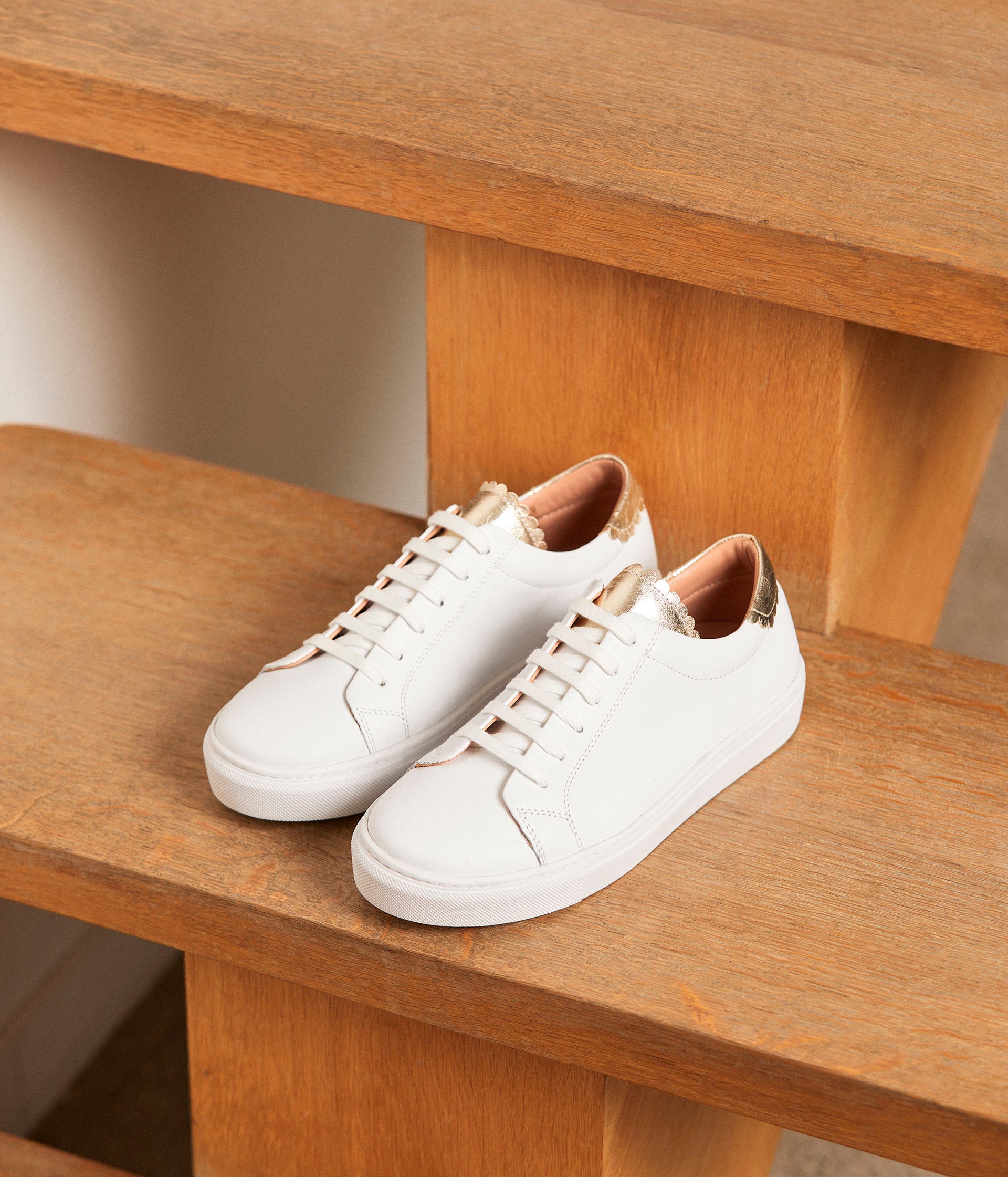 Baskets blanches Suzanne
