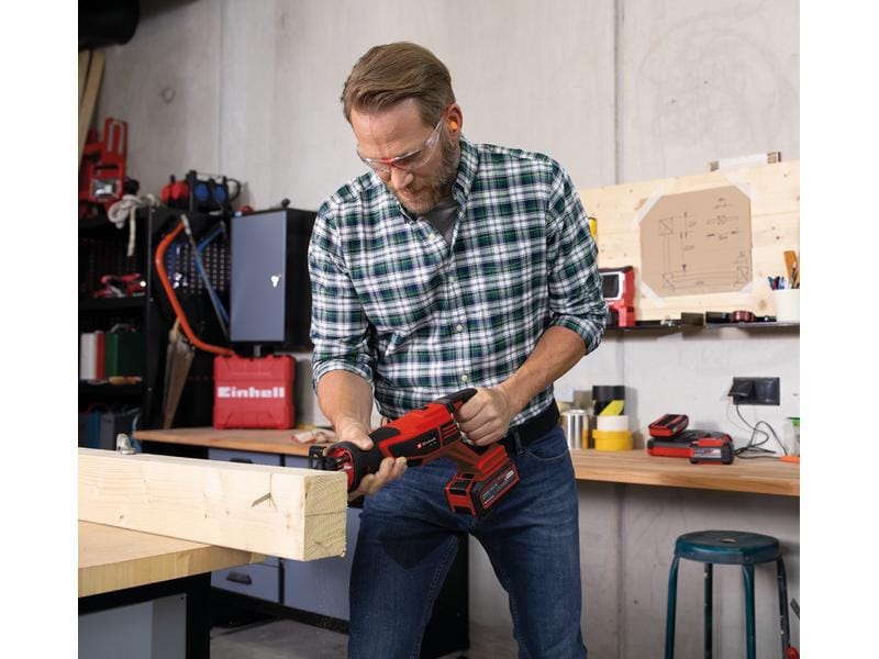 Einhell Professional Akku-Säbelsäge TP-AP 18/28 Solo Akku-Universalsäge mit drehbarem Haupthandgriff