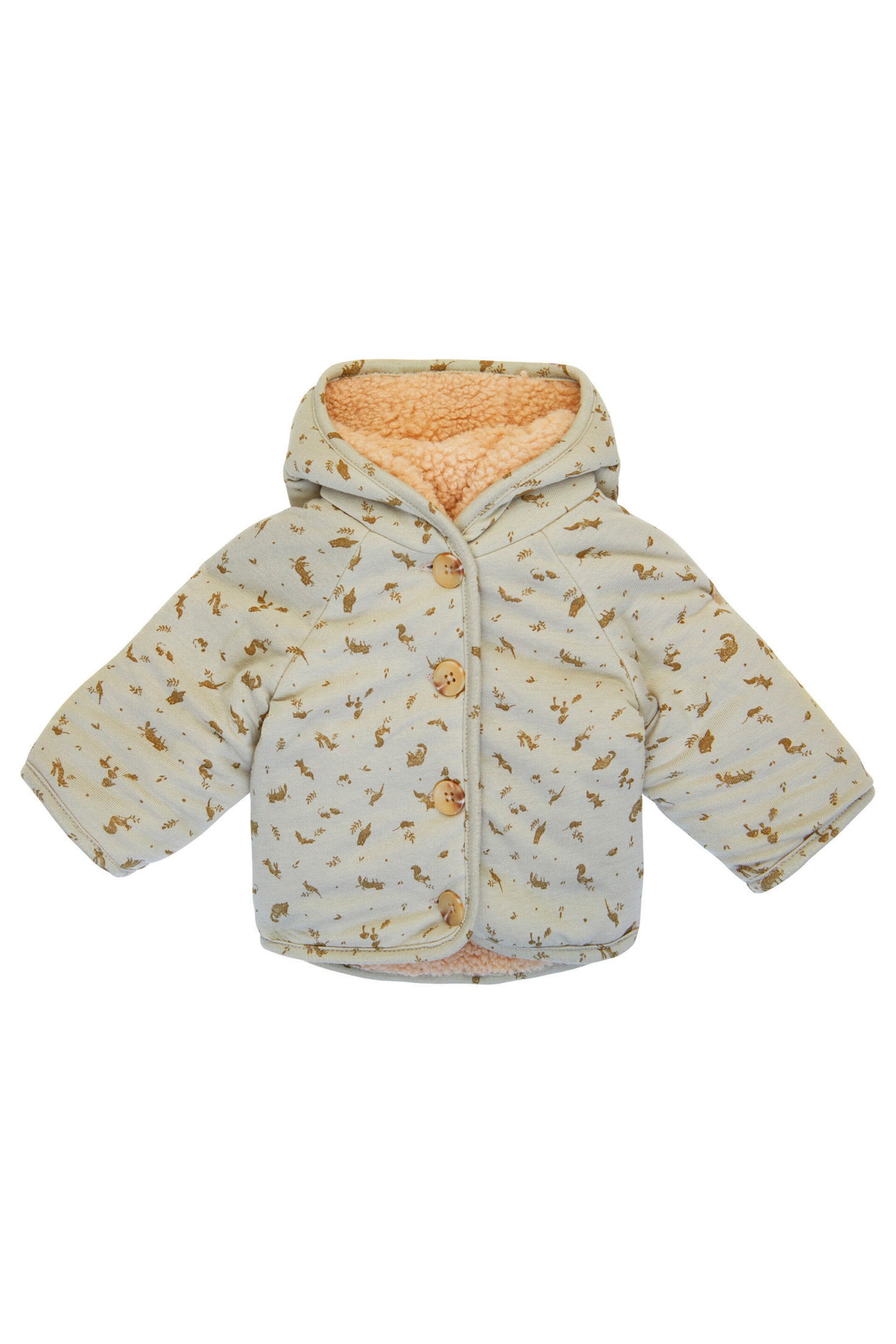 Noppies Baby Jacke Gelves - Reversible Butter Cream