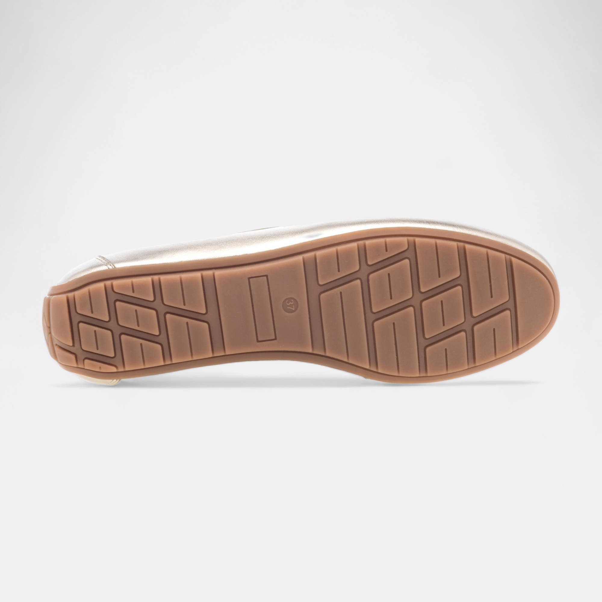 Mocassins Femme en cuir or
