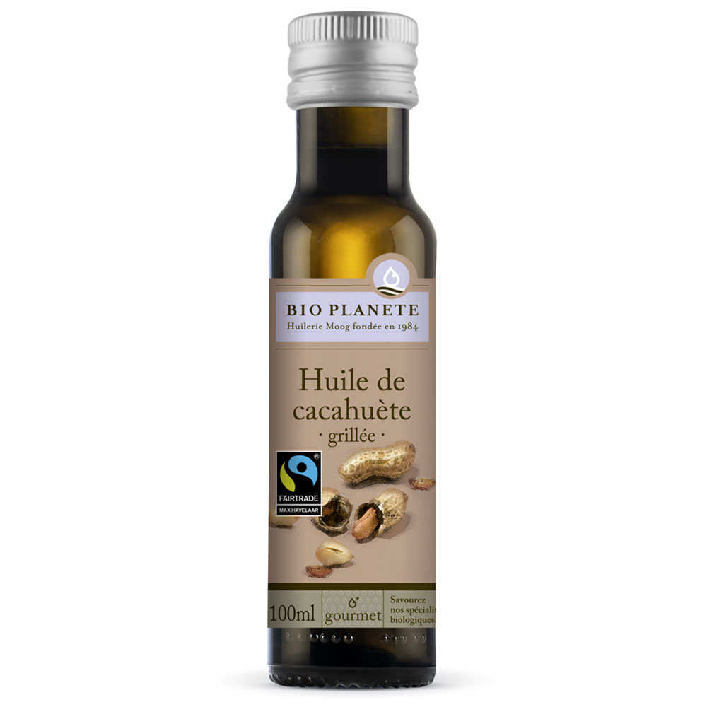 Huile de cacahuètes grillée bioéquitable Max Havelaar