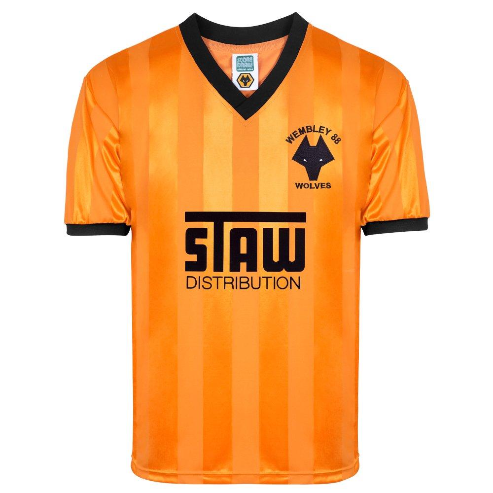 Score Draw SD Wolverhampton Wanderers88 Home Shirt Adults