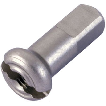 ALU-NIPPEL 2 x 12 mm  silber