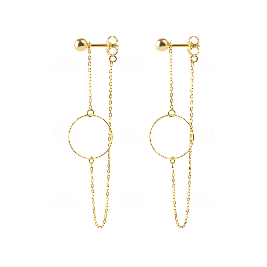 Ohrhänger 750/18 K Gelbgold