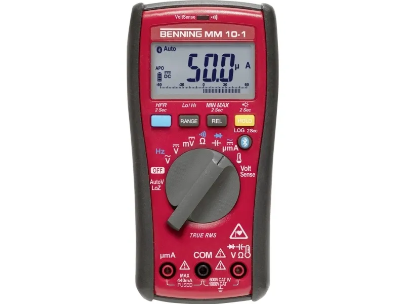 Benning 044687 Hånd-multimeter digital Datalogger CAT IV 600 V Visning (counts): 6000