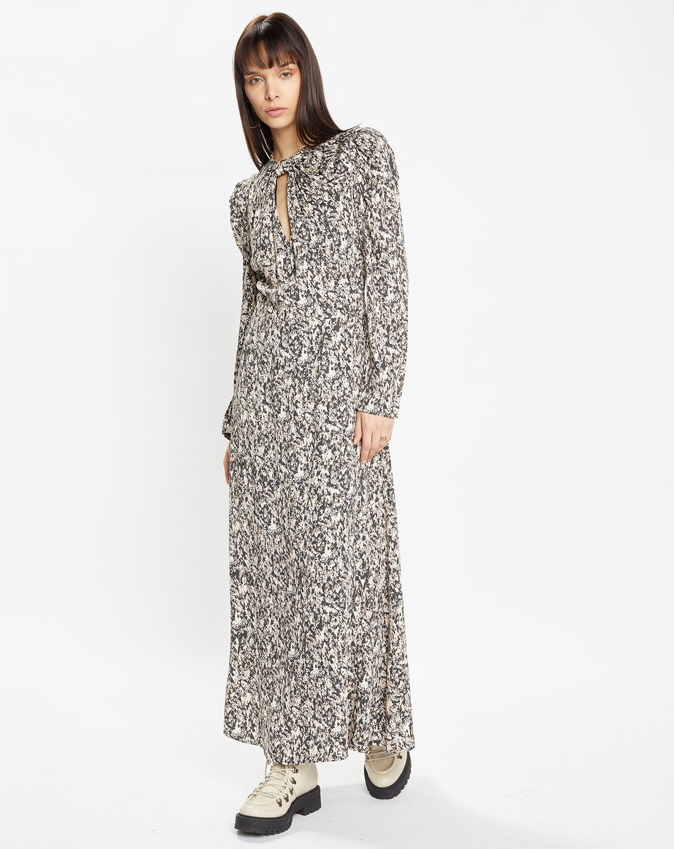 Zapa Robe Riagan imprimée multicolore