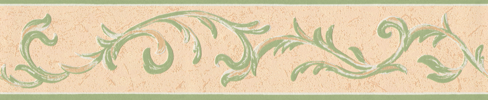 Papier-Borte ONLY BORDERS 10 - grün-beige - 5 Meter