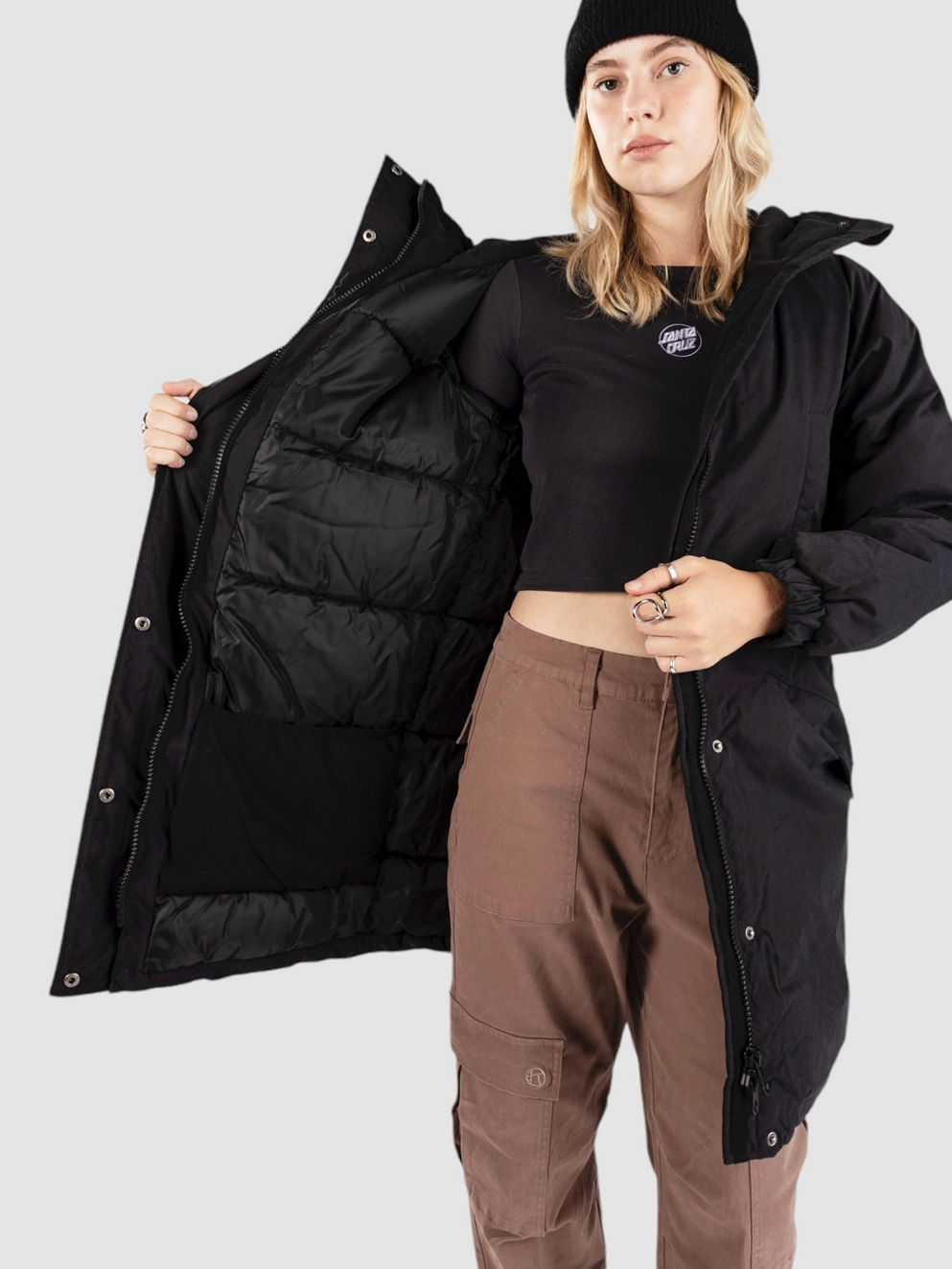 Volcom Sleepi Puff Up Parka black