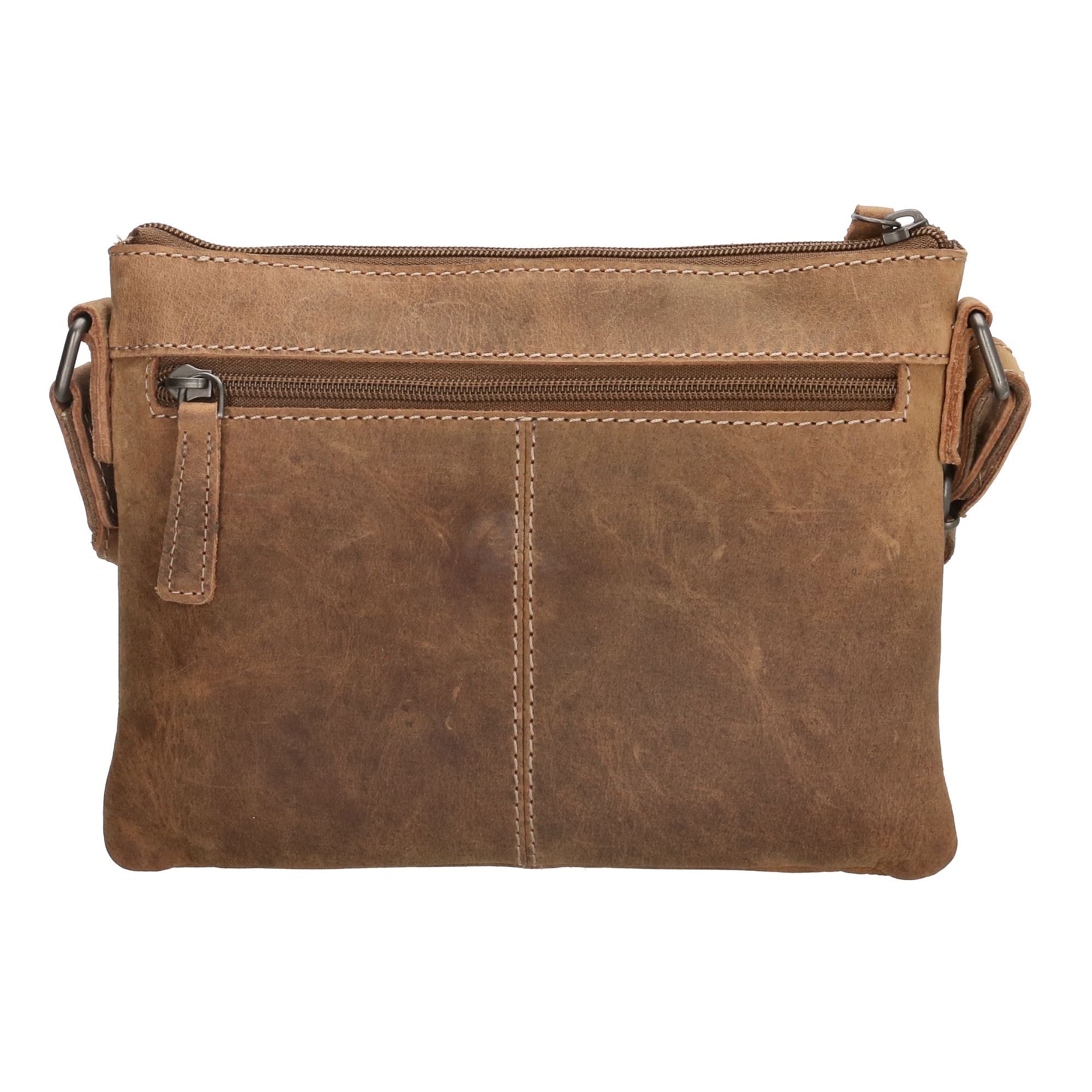 Hide & Stitches Idaho Schoudertas Bruin
