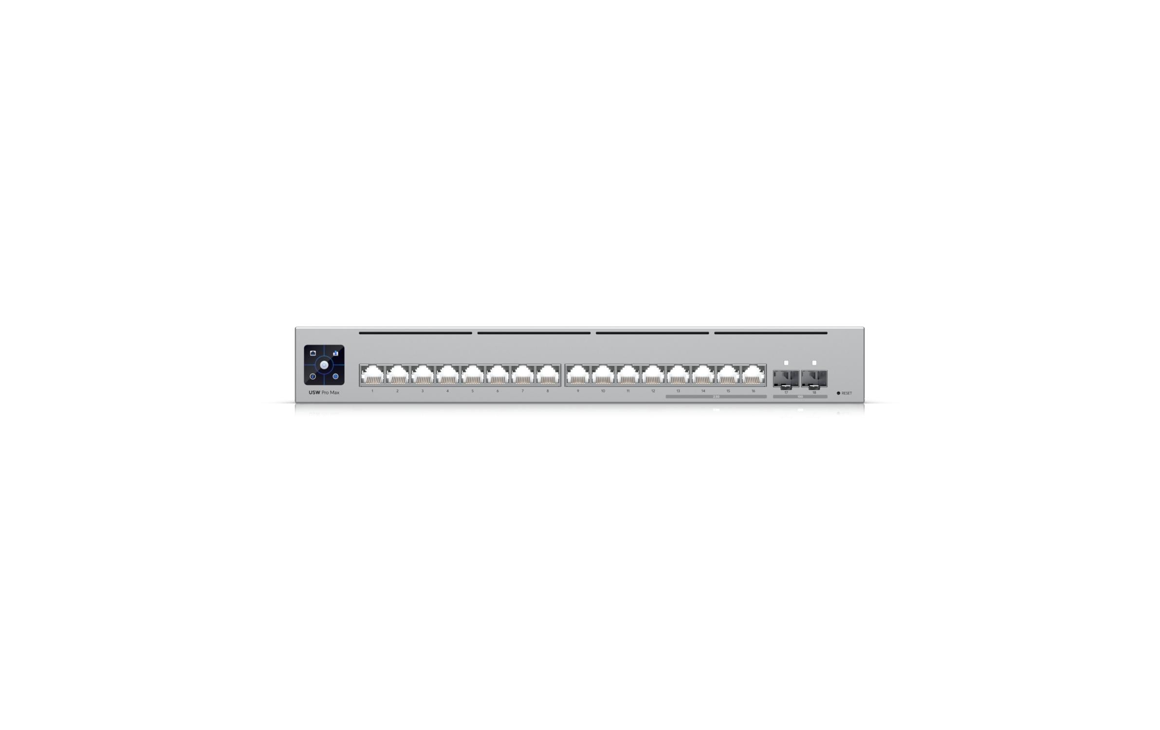 Switch USW-PRO-MAX-16 18 Port<br>Leistungsstarker Switch für professionelle Netzwerke