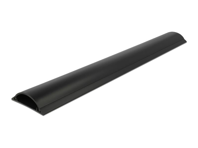 Delock Kabelkanal selbstklebend 1 m x 70 mm Schwarz Delock Kabelkanal selbstklebend 70 x 20 mm – Länge 1 m schwarz